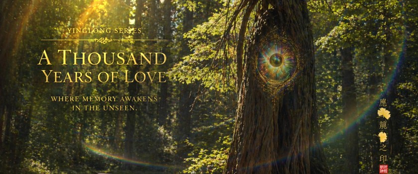 Yinglong Series — A Thousand Years of Love, forest with mystical dragon eye... 應龍系列《千年之印》森林龍眼主視覺 Yinglong Series forest dragon eye